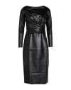 Chiara Boni La Petite Robe Woman Midi Dress Black Size 8 Polyamide, Elastane