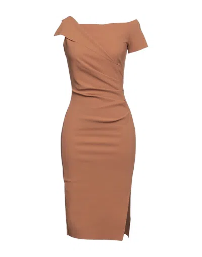 Chiara Boni La Petite Robe Midi Dresses In Beige