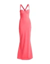 Chiara Boni La Petite Robe Woman Midi Dress Coral Size 8 Polyamide, Elastane In Pink