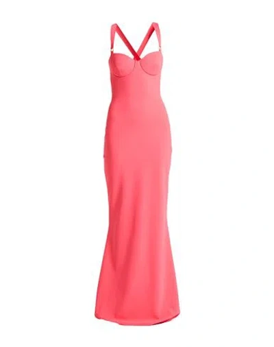 Chiara Boni La Petite Robe Woman Midi Dress Coral Size 8 Polyamide, Elastane In Pink
