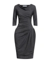 Chiara Boni La Petite Robe Woman Midi Dress Dark Brown Size 2 Polyamide, Elastane In Brown