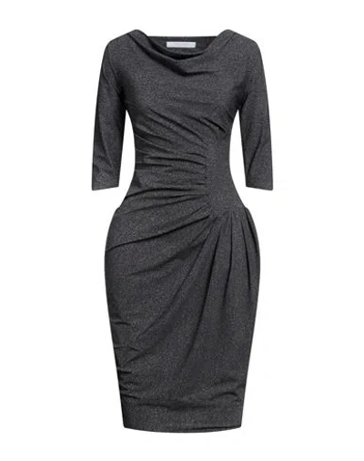 Chiara Boni La Petite Robe Woman Midi Dress Dark Brown Size 2 Polyamide, Elastane
