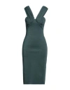 Chiara Boni La Petite Robe Woman Midi Dress Deep Teal Size 4 Polyamide, Elastane In Green