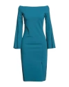 Chiara Boni La Petite Robe Woman Midi Dress Deep Teal Size 8 Polyamide, Elastane In Green