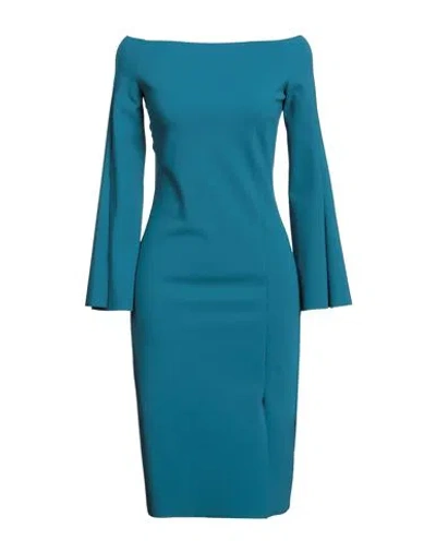 Chiara Boni La Petite Robe Woman Midi Dress Deep Teal Size 8 Polyamide, Elastane In Green