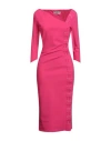 Chiara Boni La Petite Robe Woman Midi Dress Fuchsia Size 8 Polyamide, Elastane In Pink