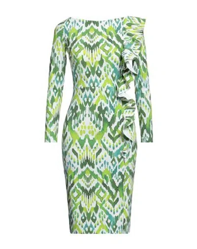 Chiara Boni La Petite Robe Woman Midi Dress Green Size 8 Polyamide, Elastane