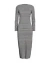 Chiara Boni La Petite Robe Midi Dresses In Grey