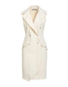 Chiara Boni La Petite Robe Woman Midi Dress Ivory Size 8 Polyamide, Elastane In Neutral
