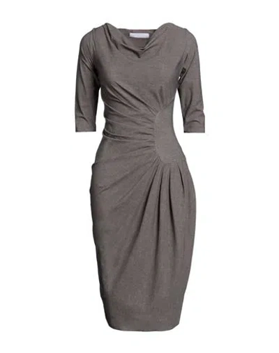 Chiara Boni La Petite Robe Woman Midi Dress Khaki Size 2 Polyamide, Elastane In Beige