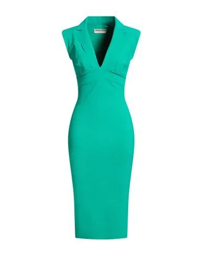 Chiara Boni La Petite Robe Woman Midi Dress Light Green Size 8 Polyamide, Elastane