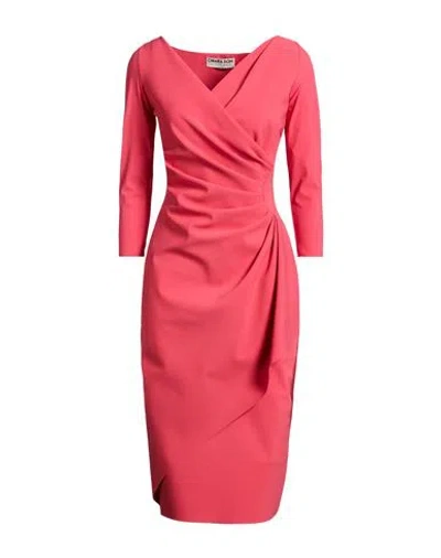 Chiara Boni La Petite Robe Woman Midi Dress Magenta Size 10 Polyamide, Elastane In Pink