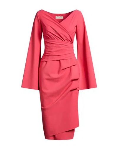 Chiara Boni La Petite Robe Woman Midi Dress Magenta Size 12 Polyamide, Elastane In Red