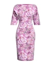 Chiara Boni La Petite Robe Woman Midi Dress Mauve Size 4 Polyamide, Elastane In Purple