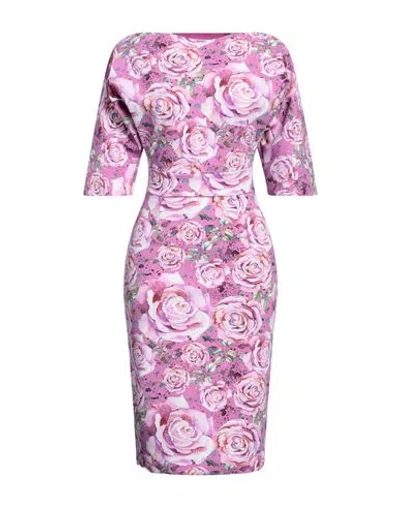 Chiara Boni La Petite Robe Woman Midi Dress Mauve Size 4 Polyamide, Elastane In Purple