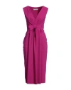 Chiara Boni La Petite Robe Woman Midi Dress Mauve Size 12 Polyimide, Elastane In Purple