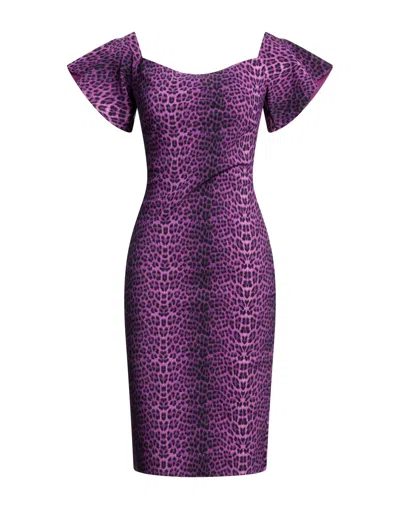 Chiara Boni La Petite Robe Midi Dresses In Purple