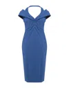 Chiara Boni La Petite Robe Midi Dresses In Blue