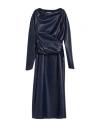 Chiara Boni La Petite Robe Woman Midi Dress Midnight Blue Size 8 Polyamide, Elastane In Blue