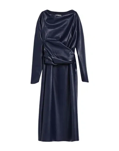 Chiara Boni La Petite Robe Woman Midi Dress Midnight Blue Size 8 Polyamide, Elastane