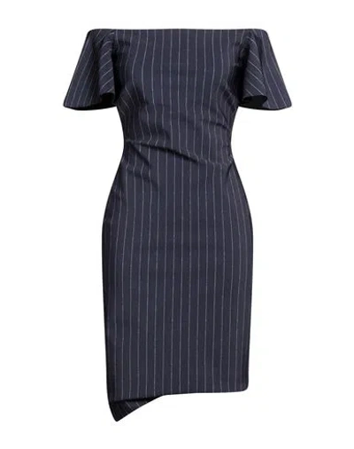 Chiara Boni La Petite Robe Woman Midi Dress Midnight Blue Size 8 Polyamide, Elastane