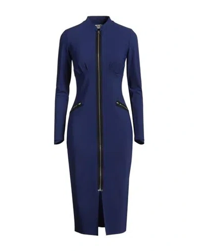 Chiara Boni La Petite Robe Woman Midi Dress Navy Size 8 Polyamide, Elastane