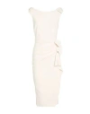 Chiara Boni La Petite Robe Woman Midi Dress Off White Size 8 Polyamide, Elastane