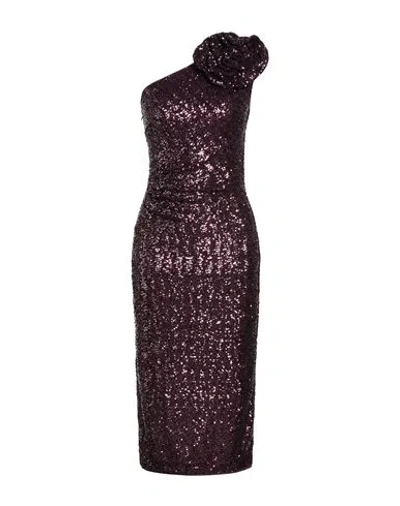Chiara Boni La Petite Robe Woman Midi Dress Plum Size 4 Polyester In Purple