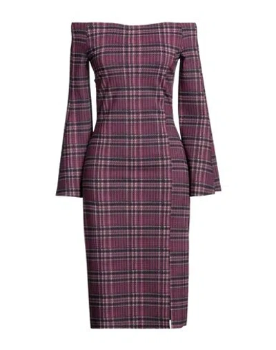 Chiara Boni La Petite Robe Woman Midi Dress Plum Size 8 Polyamide, Elastane In Purple