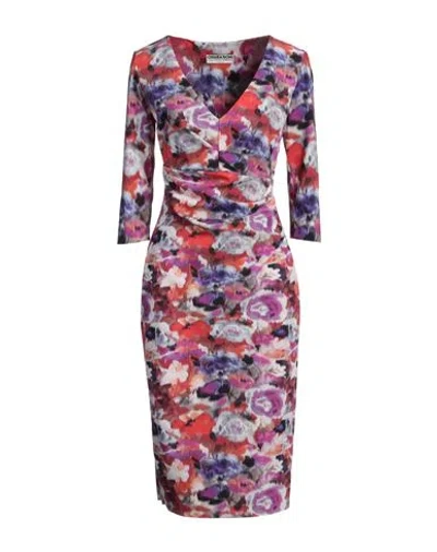 Chiara Boni La Petite Robe Woman Midi Dress Purple Size 14 Polyamide, Elastane