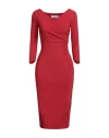 Chiara Boni La Petite Robe Woman Midi Dress Red Size 2 Polyamide, Elastane