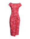 Chiara Boni La Petite Robe Midi Dresses In Red