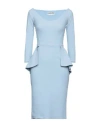 Chiara Boni La Petite Robe Woman Midi Dress Sky Blue Size 8 Polyamide, Elastane