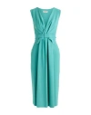 Chiara Boni La Petite Robe Woman Midi Dress Turquoise Size 12 Polyimide, Elastane In Blue