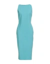 Chiara Boni La Petite Robe Woman Midi Dress Turquoise Size 8 Polyamide, Elastane In Blue