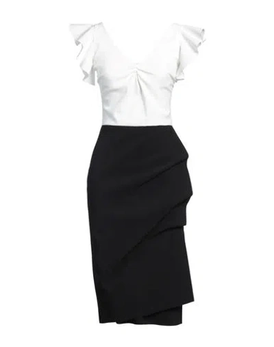 Chiara Boni La Petite Robe Woman Midi Dress White Size 8 Polyamide, Elastane
