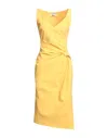Chiara Boni La Petite Robe Midi Dresses In Yellow
