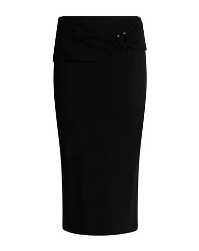 Chiara Boni La Petite Robe Woman Midi Skirt Black Size 2 Wool, Viscose, Polyamide