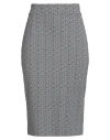 Chiara Boni La Petite Robe Woman Midi Skirt Black Size 6 Polyamide, Elastane In Gray