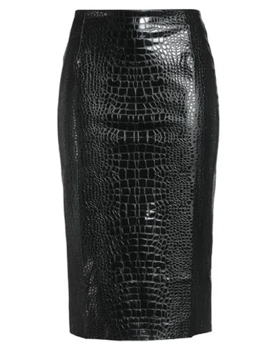 Chiara Boni La Petite Robe Woman Midi Skirt Black Size 8 Polyamide, Elastane