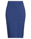 Chiara Boni La Petite Robe Woman Midi Skirt Blue Size 12 Polyamide, Elastane