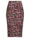 Chiara Boni La Petite Robe Woman Midi Skirt Brick Size 10 Polyamide, Elastane