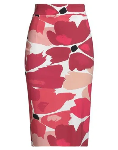 Chiara Boni La Petite Robe Woman Midi Skirt Burgundy Size 6 Polyamide, Elastane In Red