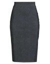 Chiara Boni La Petite Robe Woman Midi Skirt Charcoal Size 6 Polyamide, Elastane