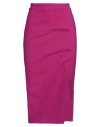 Chiara Boni La Petite Robe Woman Midi Skirt Garnet Size 8 Polyamide, Elastane In Red