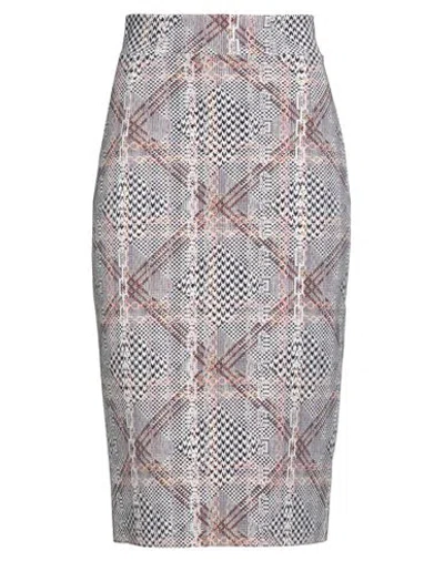 Chiara Boni La Petite Robe Woman Midi Skirt Lilac Size 10 Polyamide, Elastane In Multi