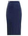 Chiara Boni La Petite Robe Woman Midi Skirt Navy Size 10 Polyester, Polyamide, Elastane