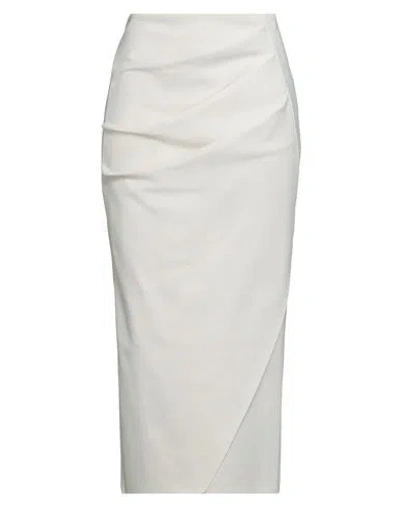 Chiara Boni La Petite Robe Woman Midi Skirt Off White Size L Polyamide, Elastane