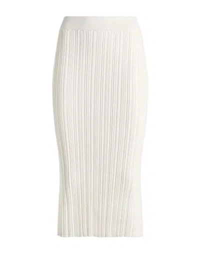 Chiara Boni La Petite Robe Woman Midi Skirt White Size Xs Viscose, Polyester