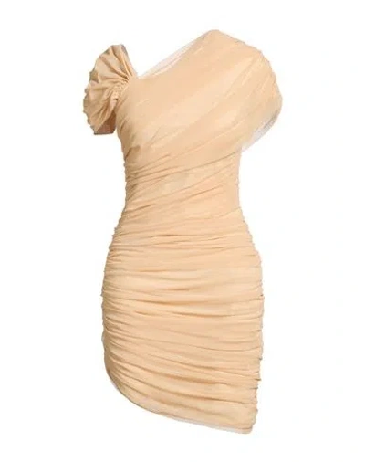 Chiara Boni La Petite Robe Woman Mini Dress Beige Size 8 Polyamide, Elastane In Neutral